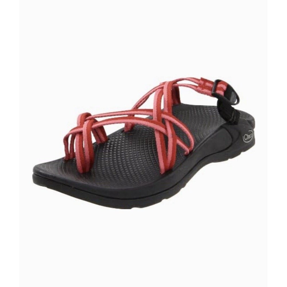 Chaco Zong x EcoTread Womens Size 11 Hiking & Outdoor Sandals Cherry Berry VGUC